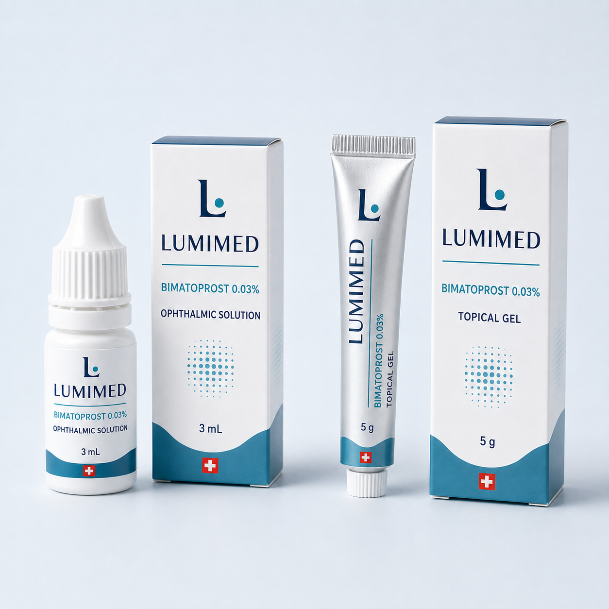 Bimatoprost 0.03% — Bimatoprost 0.03% packaging by LUMIMED